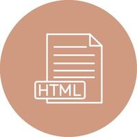 HTML Icon Design Symbol vector