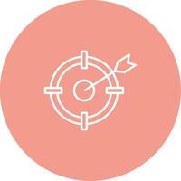 Target Icon Design Symbol vector