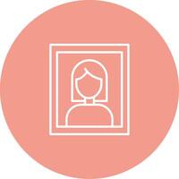 Portrait Icon Design Symbol vector