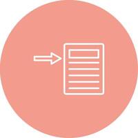 Headline Icon Design Symbol vector