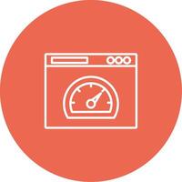 Speed Test Icon Design Symbol vector