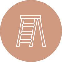 Step Ladder Icon Design Symbol vector