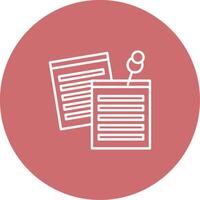 Sticky Notes Icon Design Symbol vector