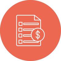 Invoice Icon Design Symbol vector