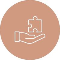 Puzzle Icon Design Symbol vector