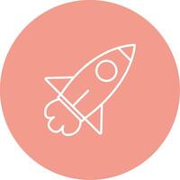 Rocket Launch Icon Design Symbol vector