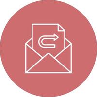 Reply Message Icon Design Symbol vector