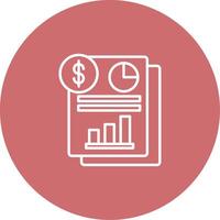 Income Statement Icon Design Symbol vector