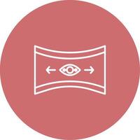 Panoramic View Icon Design Symbol vector