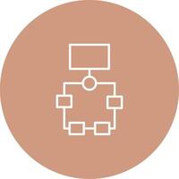 Flowchart Icon Design Symbol vector
