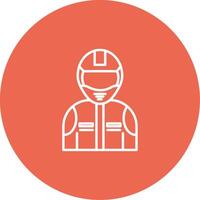 Racer Icon Design Symbol vector