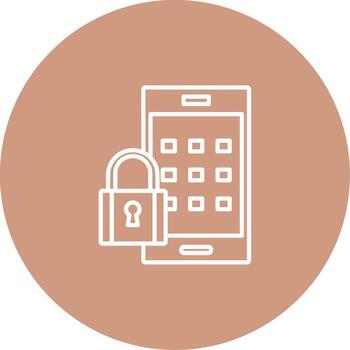 Passcode Icon Design Symbol vector
