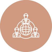 Outsourcing Icon Design Symbol vector
