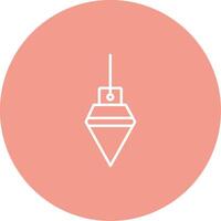 Plumb Bob Icon Design Symbol vector