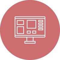 Mood Board Icon Design Symbol vector