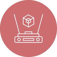 Hologram Icon Design Symbol vector