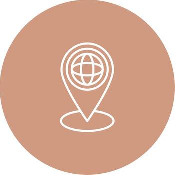 Geospatial Technology Icon Design Symbol vector