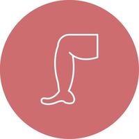 Leg Icon Design Symbol vector