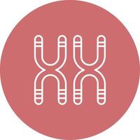Chromosome Icon Design Symbol vector