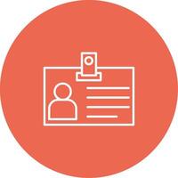 Identification Card Icon Design Symbol vector