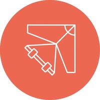 Glider Icon Design Symbol vector