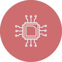 Cpu Icon Design Symbol vector