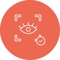 Eye Recognition Icon Design Symbol vector
