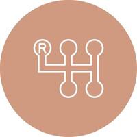 Gearshift Icon Design Symbol vector