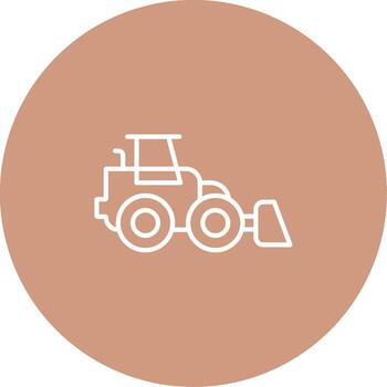 Front Loader Icon Design Symbol vector