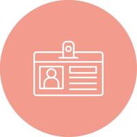 Identification Card Icon Design Symbol vector