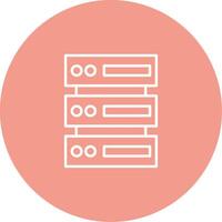 Database Icon Design Symbol vector