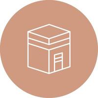 Kaaba Icon Design Symbol vector