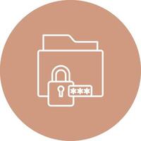 Data Encryption Icon Design Symbol vector