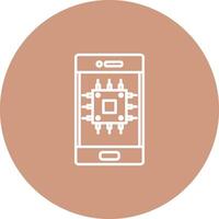 Cpu Icon Design Symbol vector