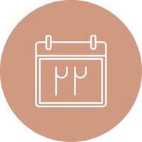 Calendar Icon Design Symbol vector