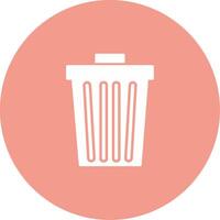 Dustbin Icon Design Symbol vector