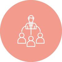 Delegate Icon Design Symbol vector
