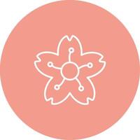 Cherry Blossom Icon Design Symbol vector