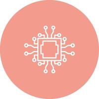 Cpu Icon Design Symbol vector