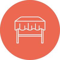 Dining Table Icon Design Symbol vector