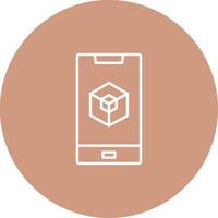 Augmented Reality Icon Design Symbol vector