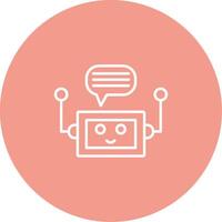 Chatbot Icon Design Symbol vector