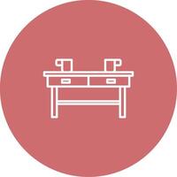 Coffee Table Icon Design Symbol vector