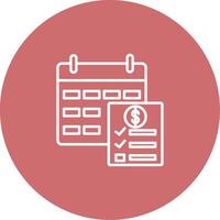 Bill Icon Design Symbol vector