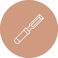 Chisel Icon Design Symbol vector