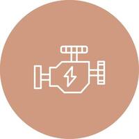 Car Engine Icon Design Symbol vector
