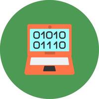 Binary Code Icon Design Symbol vector