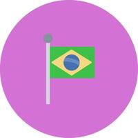 Brazil Flag Icon Design Symbol vector