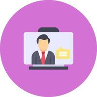 Virtual Assistant Icon Design Symbol vector