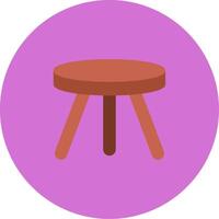 Stool Icon Design Symbol vector